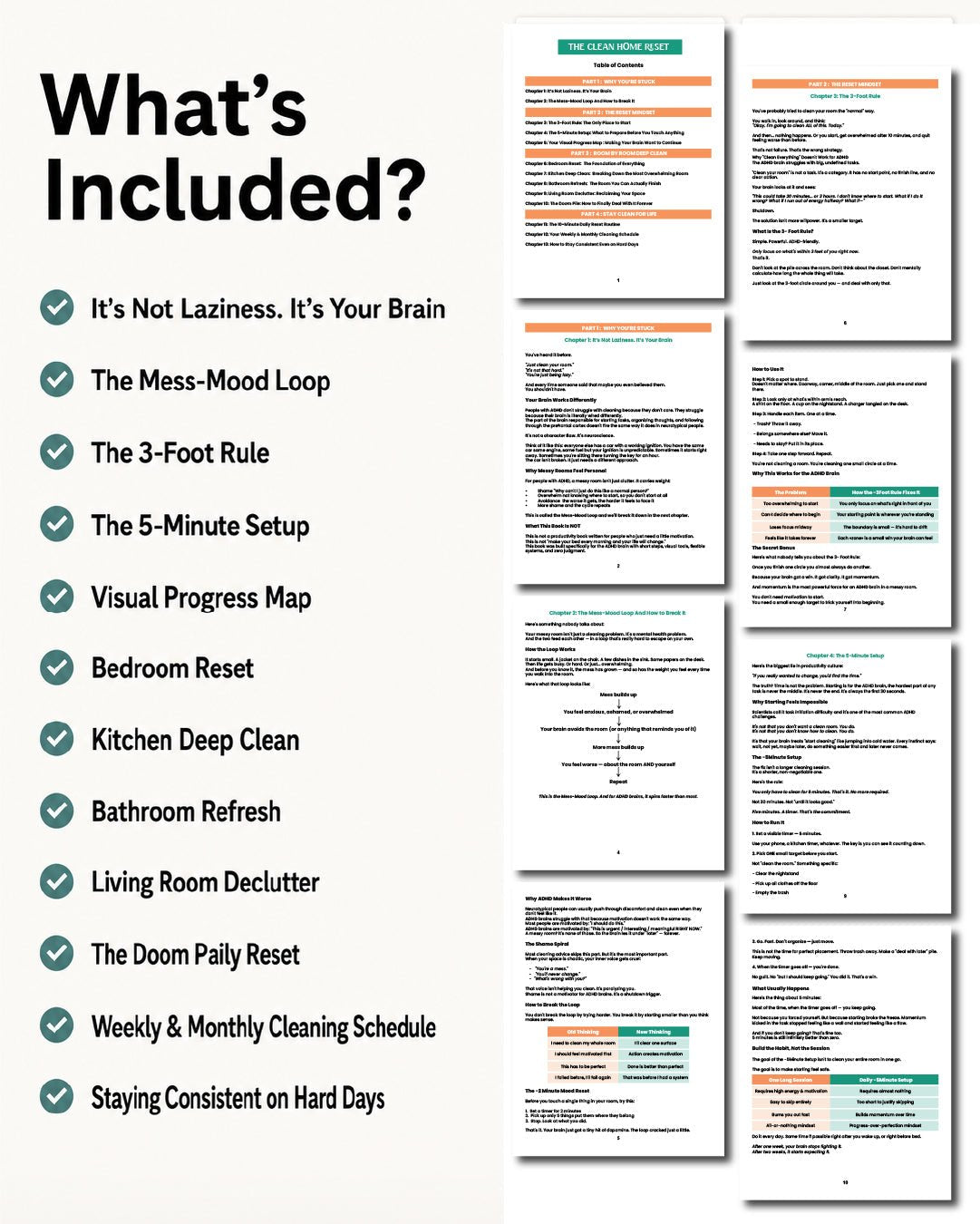 Your Home Isn't the Problem. Your System Is adhd cleaning planner A calm ADHD - friendly bundle to help you clean, plan, and finally feel in control - NESTIQ