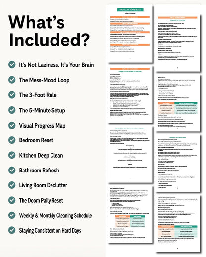 Your Home Isn't the Problem. Your System Is adhd cleaning planner A calm ADHD - friendly bundle to help you clean, plan, and finally feel in control - NESTIQ